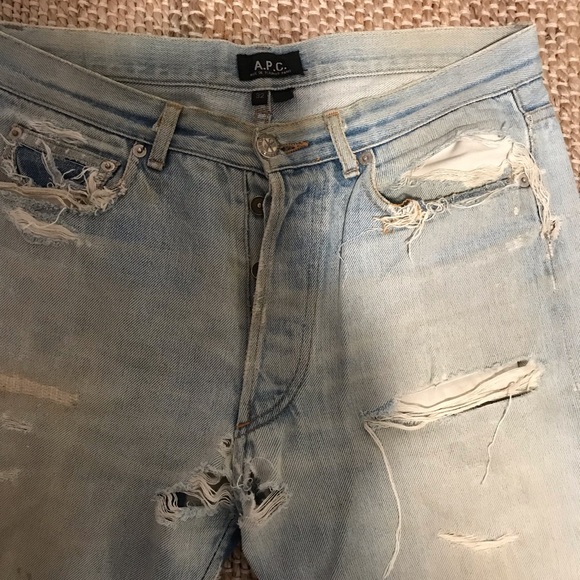A.P.C destroyed denim - Picture 4 of 4